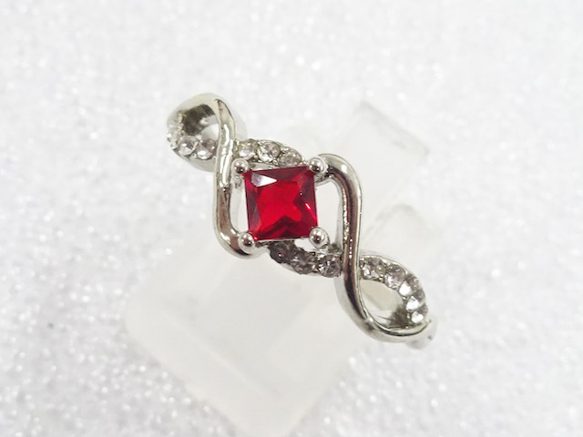 COLORED STONE FASHION RING / JP SIZE 20.5